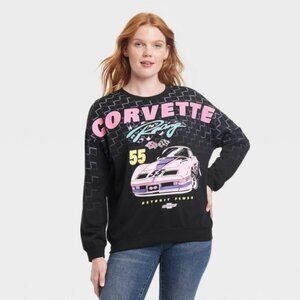 Corvette Racing Cozy Graphic Sweatshirt GM NWT